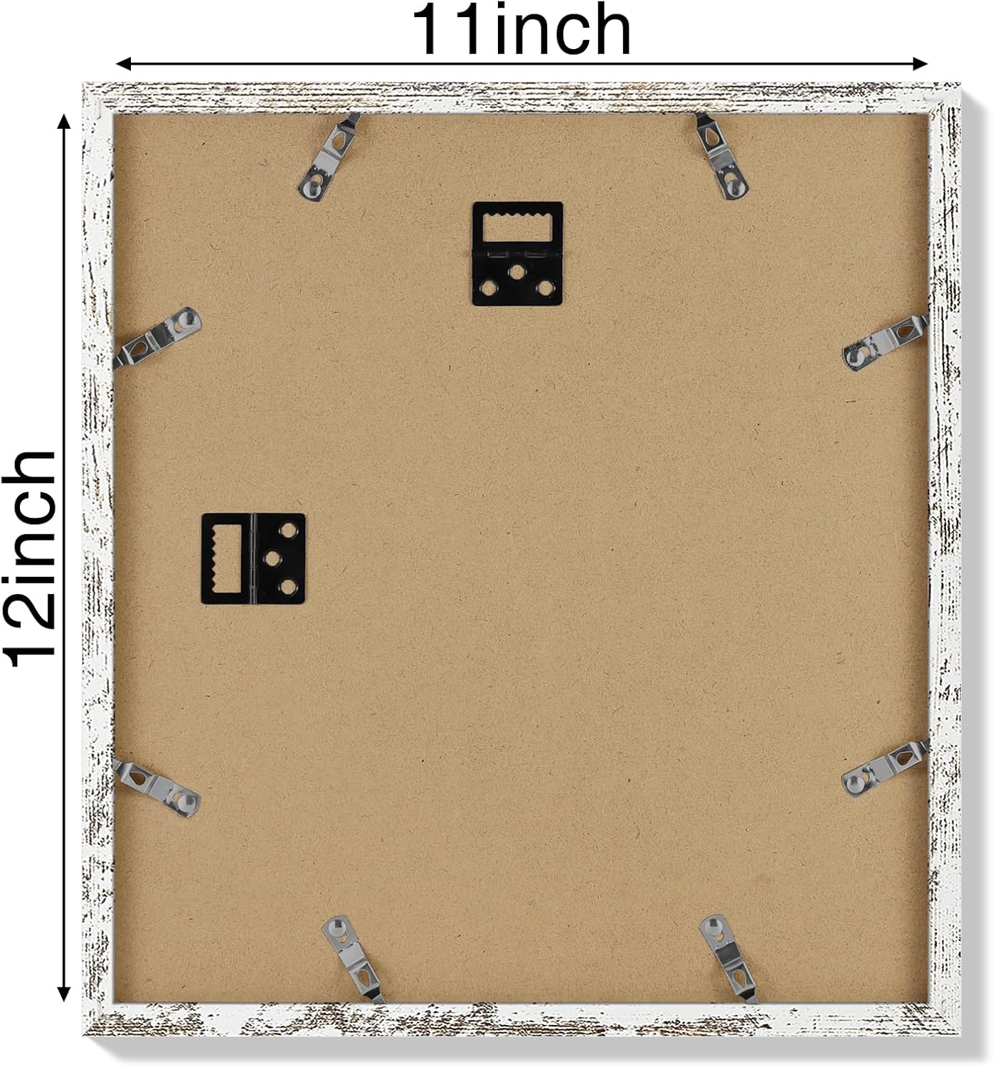 Vittanly 11x14 Picture Frame, Display Pictures 8x10 with Mat or 11x14 without Mat, Photo Frame for Wall Mounting, Black, 1 Pack - Colors B