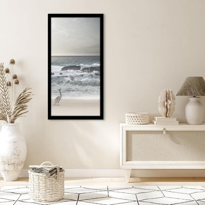 Americanflat 16x20 Picture Frame with Polished Plexiglass - Black Picture Frame - Wide Photo Frames Made of Engineered Wood for Vertical or Horizontal Wall Display - Epic Collection - Black - Colors A