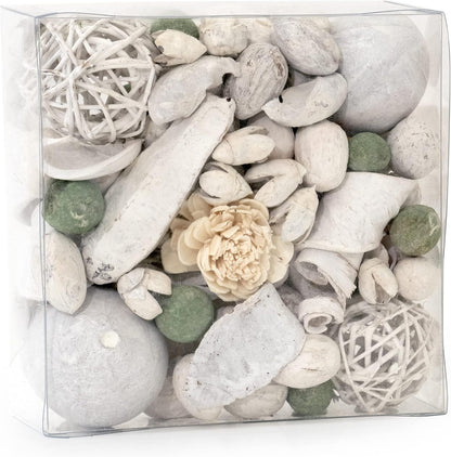 ANDALUCA Maison Box Fragrance Potpourri Decorative Vase & Bowl Filler Home Décor (Coconut Sandalwood)