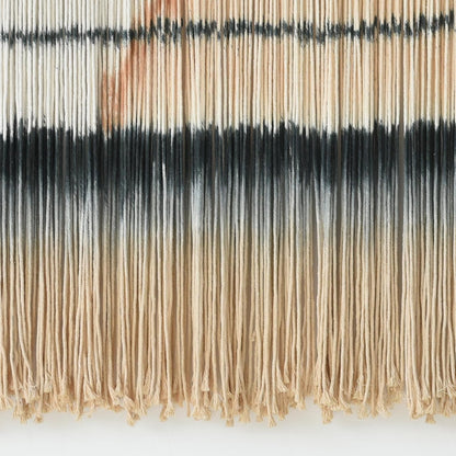 Jakalin Macrame Wall Hanging Dip Dyed Fiber Macrame Wall Decor Boho Cord Living Room Wall Art 57" Wx43 L