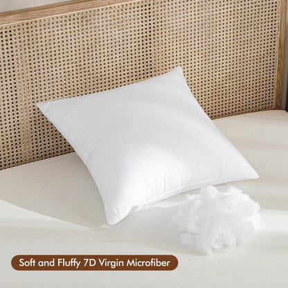 MIULEE 14x36 Inch Throw Pillow Insert Premium Throw Pillow Virgin Microfiber Stuffer Rectangle Pillow for Sofa Bed Couch