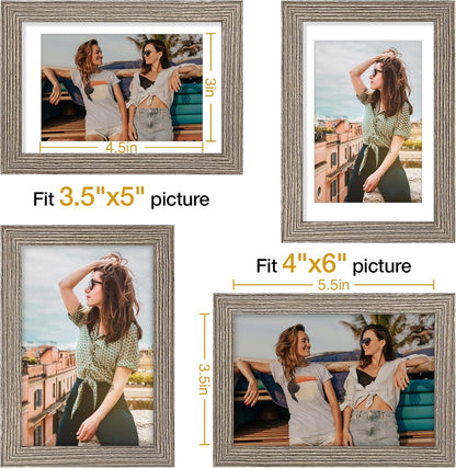 Vittanly 11x14 Picture Frame, Display Pictures 8x10 with Mat or 11x14 without Mat, Photo Frame for Wall Mounting, Black, 1 Pack - Colors B