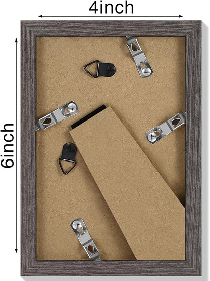Vittanly 11x14 Picture Frame, Display Pictures 8x10 with Mat or 11x14 without Mat, Photo Frame for Wall Mounting, Black, 1 Pack - Colors B