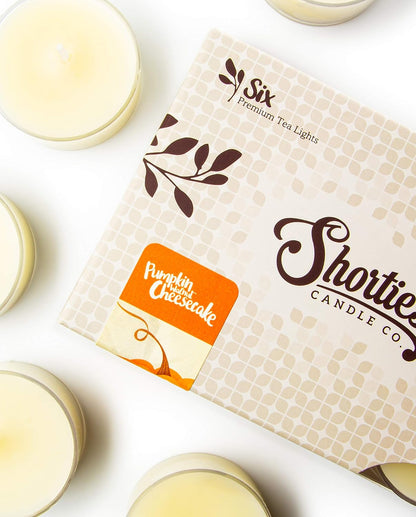 Shortie's Candle Company Vanilla Bean Premium Tealight Candles Bulk Pack - 24 Beige Highly Scented Tea Lights - Beautiful Candlelight - Made in the USA - Bakery & Food Collection