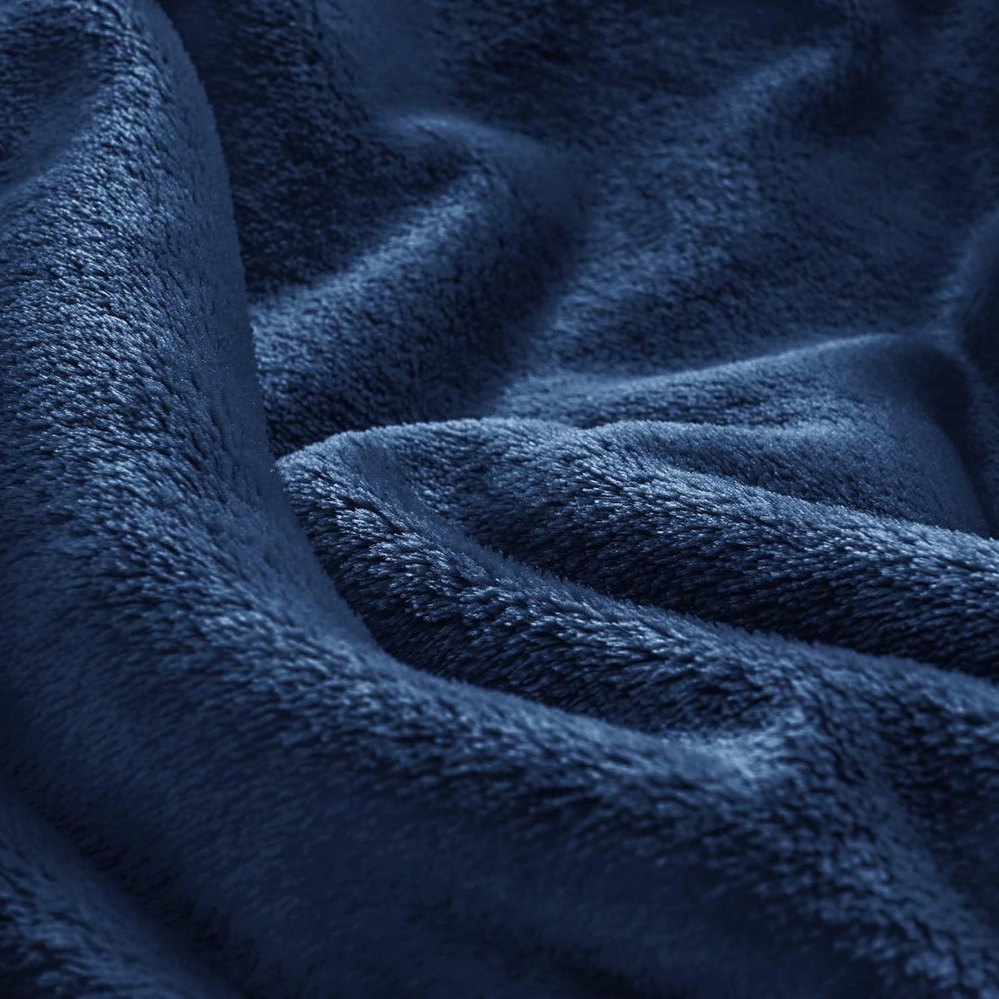 BEDELITE Fleece Blanket Black Throw Blankets for Couch & Bed, Luxury Plush Cozy Fuzzy Blanket 50x60 inches, Super Soft Warm Lightweight Throw Blanket for Travel Camping - Colors A