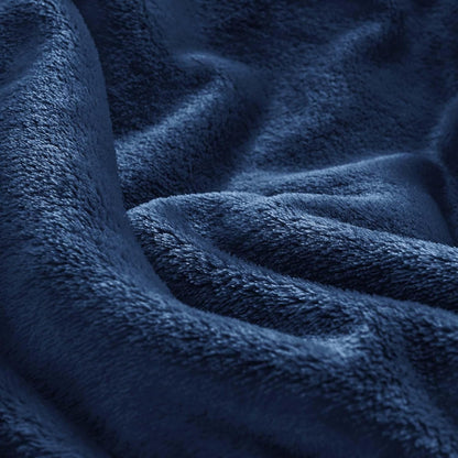 BEDELITE Fleece Blanket Black Throw Blankets for Couch & Bed, Luxury Plush Cozy Fuzzy Blanket 50x60 inches, Super Soft Warm Lightweight Throw Blanket for Travel Camping - Colors A