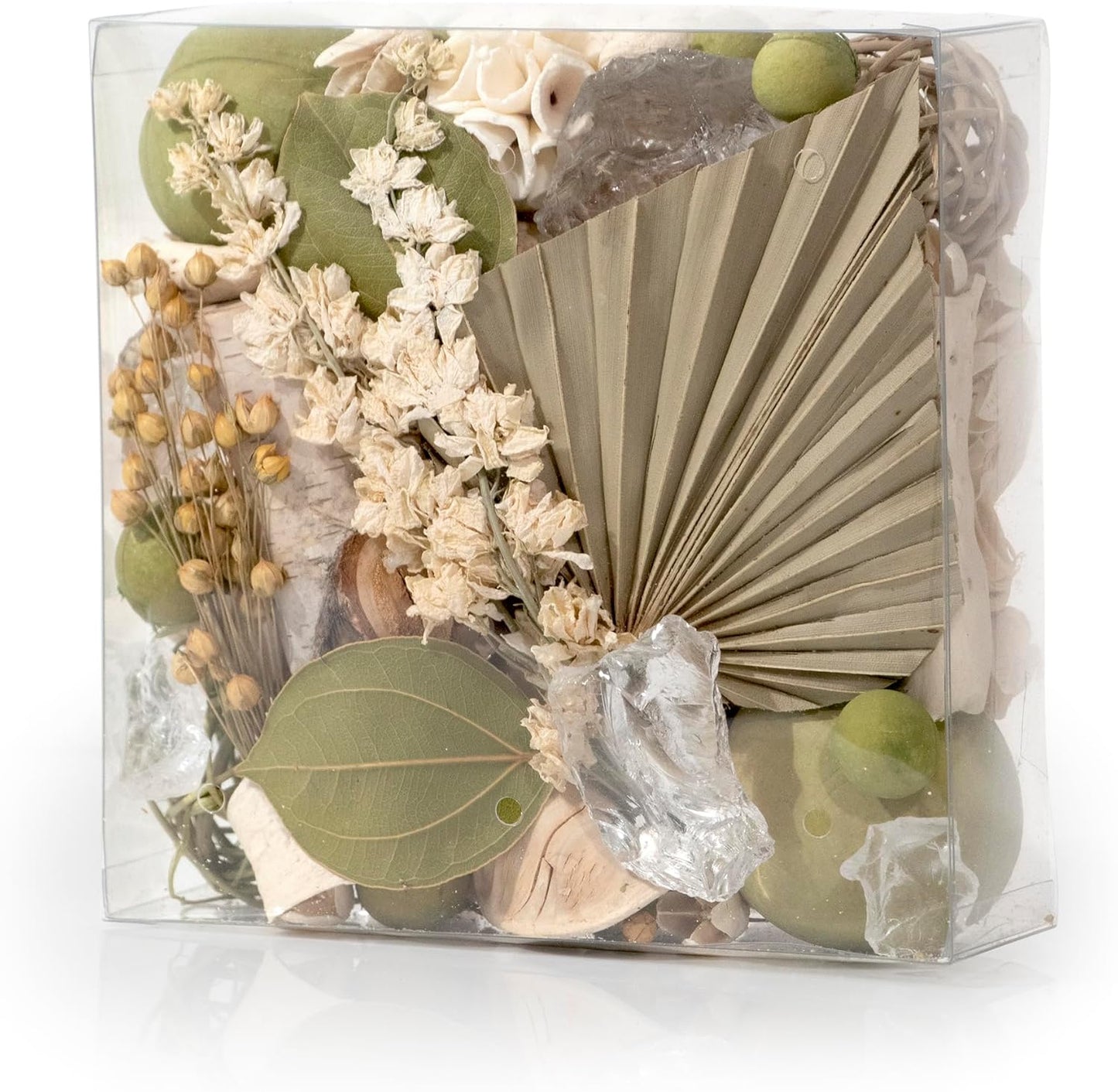 ANDALUCA Maison Box Fragrance Potpourri Decorative Vase & Bowl Filler Home Décor (Coconut Sandalwood)