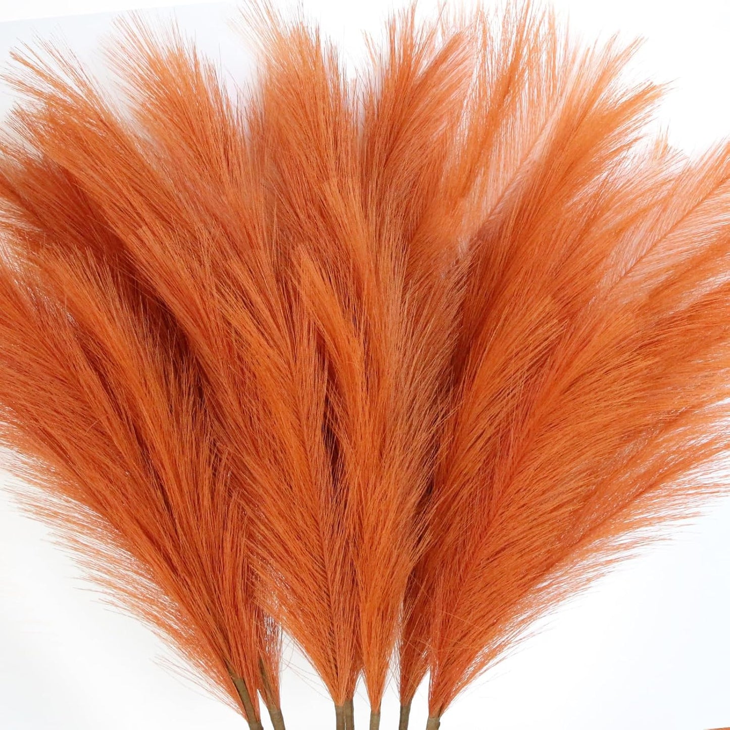 ZIFTY 7-Pcs 38"/3.1FT Faux Pampas Grass Large Tall Fluffy Artificial Fake Flower Bedroom Decor Boho Decor Bulrush Reed Grass for Vase Filler Farmhouse Home Wedding Decor (Beige Mixed)