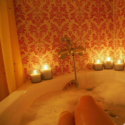 VENTA Set of 3 Warm Ivory Pillar Candles | Real Wax Battery Operated Candles with Flickering Flame | Timeless Year-Round Decor for Weddings, Mantels & Centerpieces