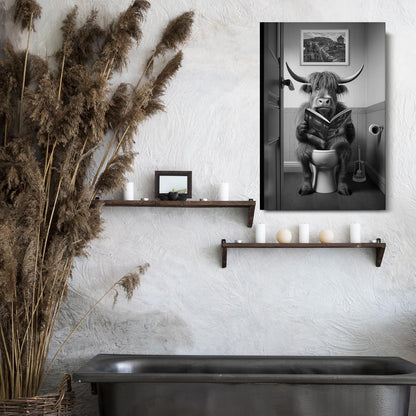 DIHSIEG 12x16 Canvas Wall Art funny bathroom wall art Print Poster Vintage Poster Frameless Floral Can be hung on the Wall Heal Your Heart poster Wall Art Canvas