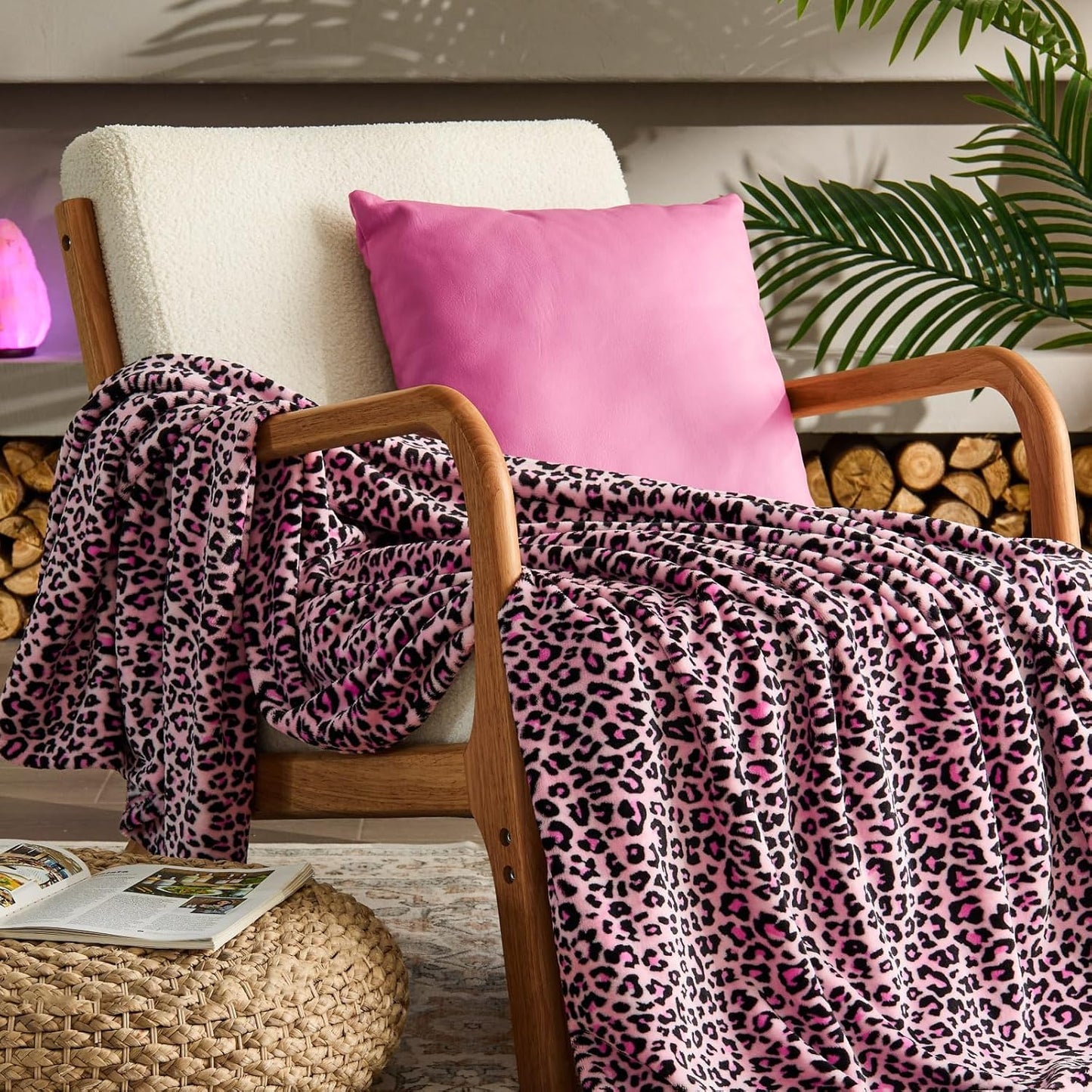 BEDELITE Fleece Blanket Black Throw Blankets for Couch & Bed, Luxury Plush Cozy Fuzzy Blanket 50x60 inches, Super Soft Warm Lightweight Throw Blanket for Travel Camping - Colors A