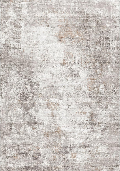 2x3 Washable Non-Slip Area Rug - Soft Low Pile Throw Rug for Kitchen Entryway Bedroom - Modern Indoor Door Mat with Rubber Backing (Beige Grey) - Colors B