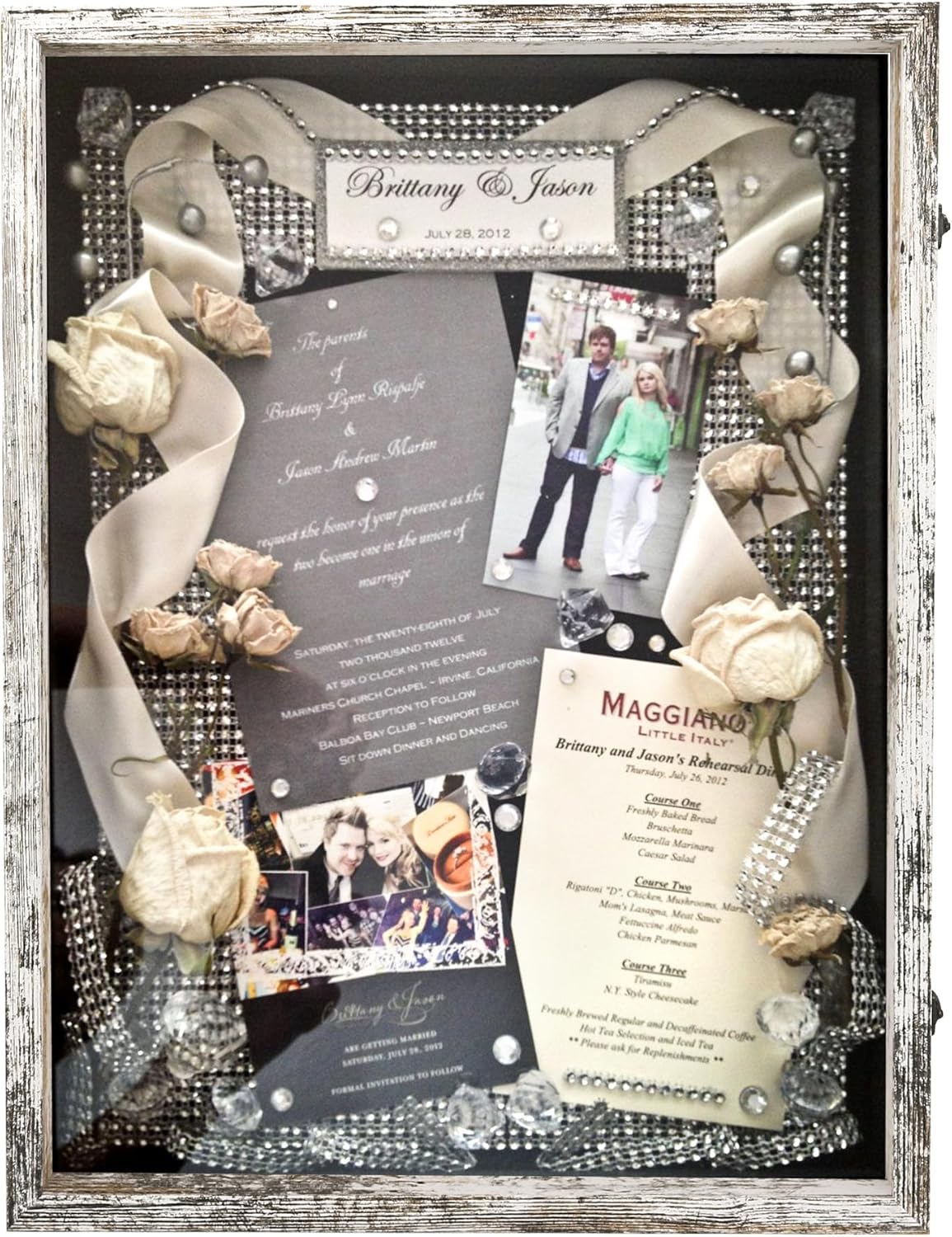 GraduatePro Shadow Box Frame 11x14 Display Case with Linen Back, Real Glass Window Door with Hinge, Picture Frame Wedding Bouquet Memorabilia Medals Photos Memory Box for Keepsakes, Carbonized Black