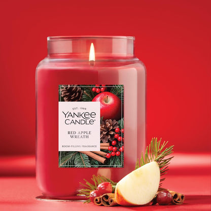 Yankee Candle Balsam & Cedar, Scented Candle, 22oz Large Jar with up to 150 Hour Burn Time, Giftable