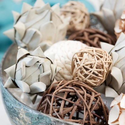 ANDALUCA Decorative Balls Bag Bowl Filler Home Decor (Beige)