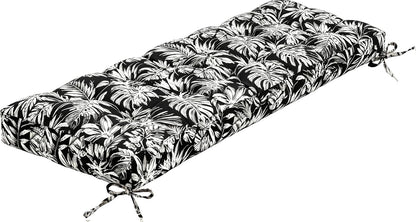 Outdoor Bench Cushion, Tufted Patio Seat Pad for Garden Bench, Porch Swing, Indoor/Outoor Furniture (Blue, 48X18X4 inch)