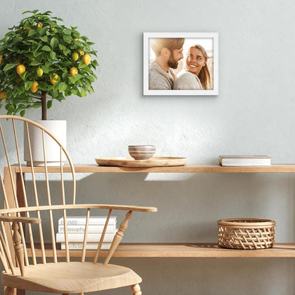 Americanflat 12x18 Poster Frame with Shatter-Resistant Glass - Signature Collection - Gallery-Style Frames Made of Engineered Wood - Photo Frame for Wall Display - Black - Colors B
