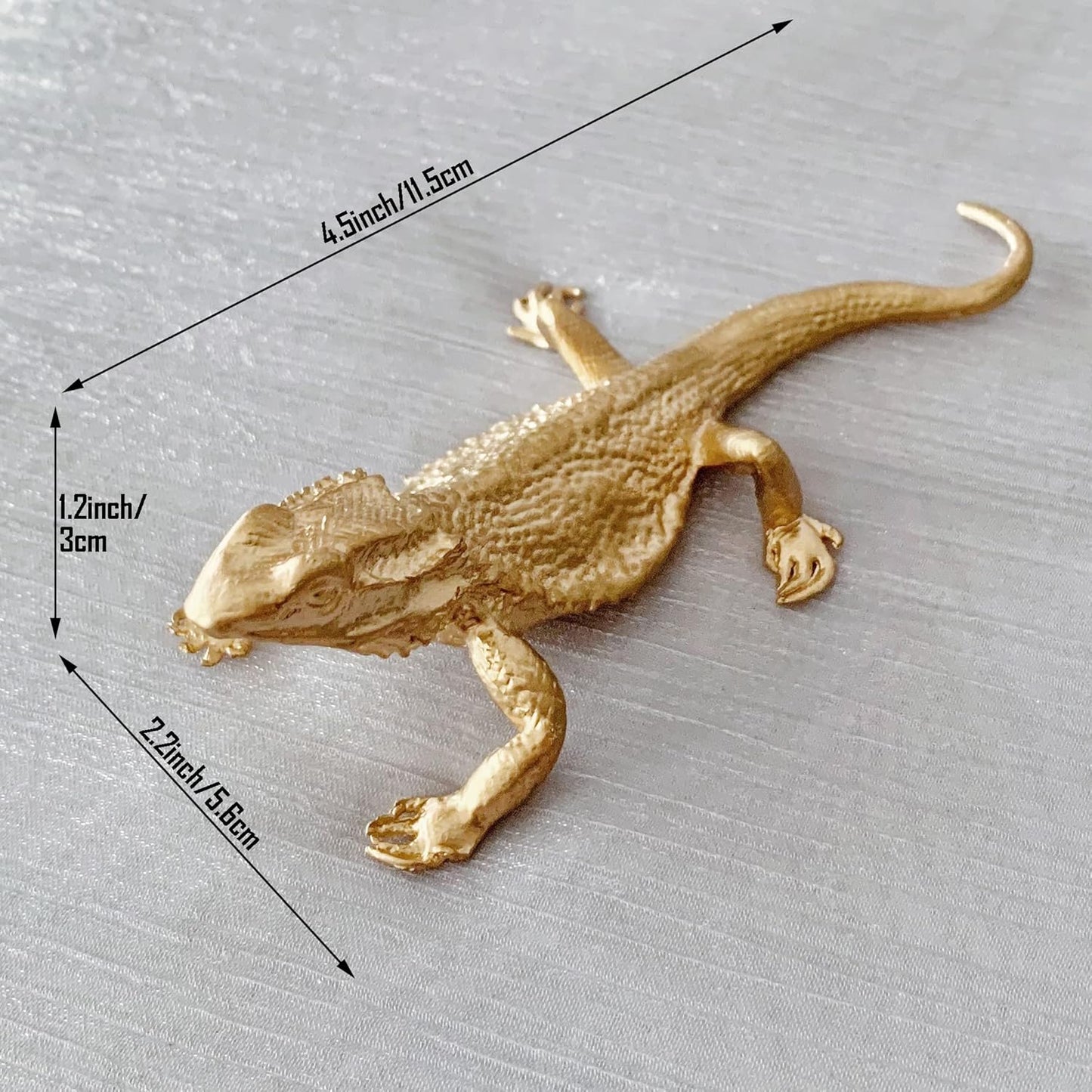 Gold Butterfly Sculpture Solid Metal Insect Ornament Mini Butterfly Figurine for Home Office Garden Desktop Decor