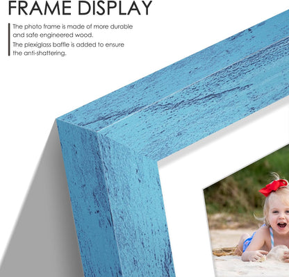 DUENPY 14x26 Collage Picture Frame 4x6 Collage Picture Frame Displays Twelve 4x6 inch Photos Available Horizontal Wall Mounting Display and Vertical Black - Colors A
