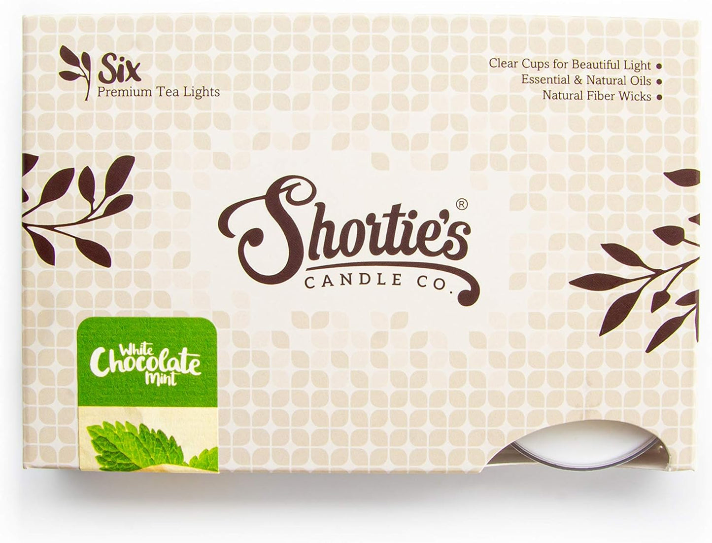 Shortie's Candle Company Vanilla Bean Premium Tealight Candles Bulk Pack - 24 Beige Highly Scented Tea Lights - Beautiful Candlelight - Made in the USA - Bakery & Food Collection