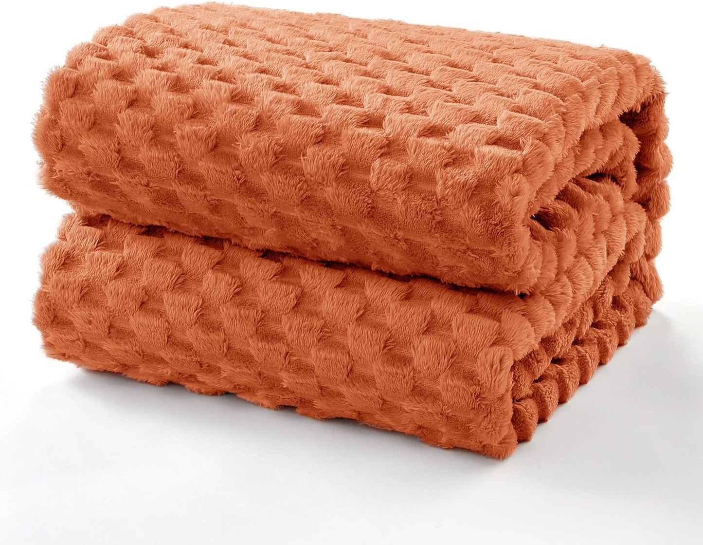 EXQ Home Fleece Throw Blanket for Couch or Bed - 3D Imitation Turtle Shell Jacquard Decorative Blankets - Cozy Soft Lightweight Fuzzy Flannel Blanket Suitable for All Seasons(50"×60",Beige)