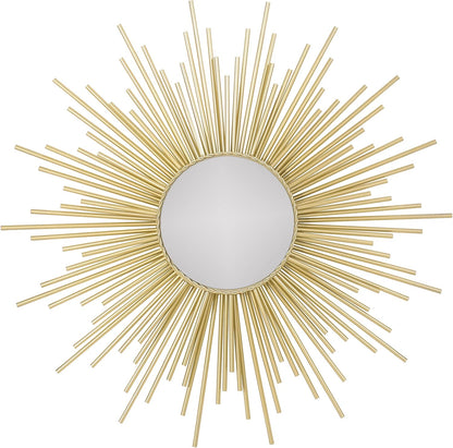Henton Sunburst Wall Mirror - Gold