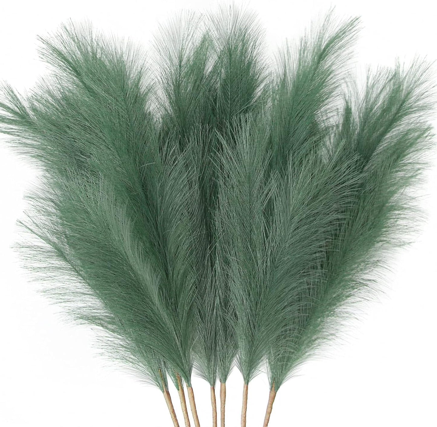 ZIFTY 7-Pcs 38"/3.1FT Faux Pampas Grass Large Tall Fluffy Artificial Fake Flower Bedroom Decor Boho Decor Bulrush Reed Grass for Vase Filler Farmhouse Home Wedding Decor (Beige Mixed)