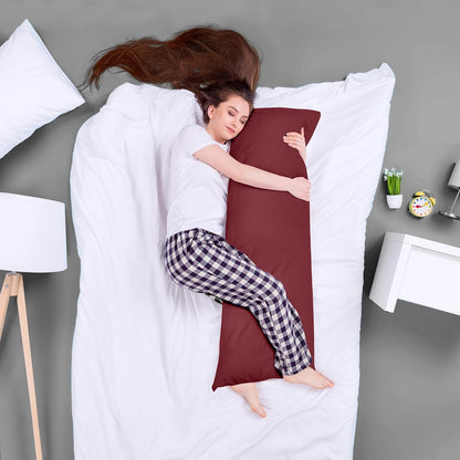 Utopia Bedding Full Body Pillow for Adults (White, 20 x 54 Inch), Long Pillow Insert for Sleeping, Ideal for Side Sleepers