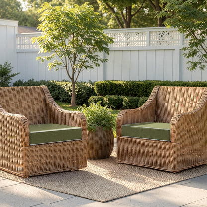 MIULEE Beige Outdoor Bench Cushion Set of 1, 48x18x3 Inch Waterproof Patio Seat Cushions for Swing and Outdoor Furniture Couch Sofa, 3 Year Color Fastness High Density Foam with Adjustable Ties