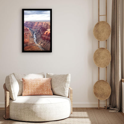 Americanflat 16x20 Picture Frame with Polished Plexiglass - Black Picture Frame - Wide Photo Frames Made of Engineered Wood for Vertical or Horizontal Wall Display - Epic Collection - Black - Colors A