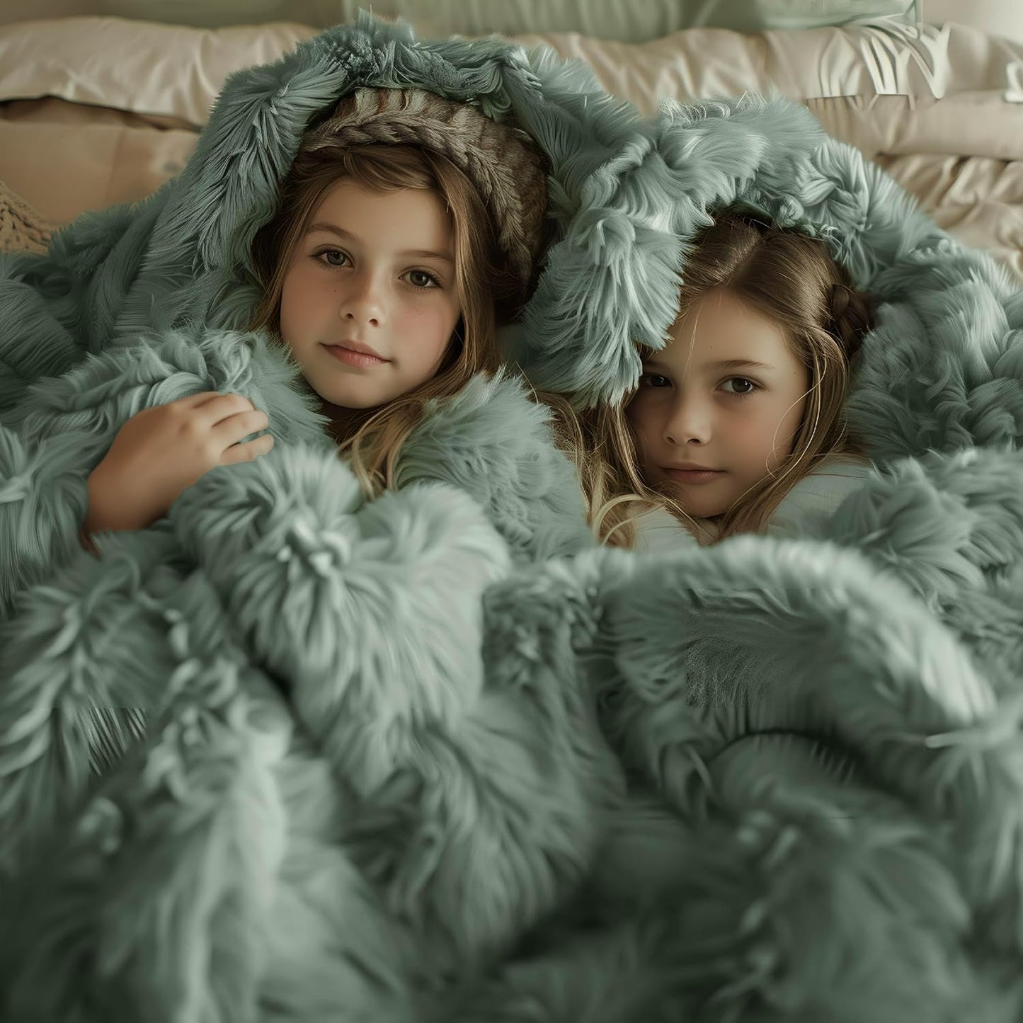 Bedsure GentleSoft Fluffy Fuzzy Faux Fur Throw Blanket for Couch, Soft Sherpa Fleece Cozy Gifts for Women, Plush Bed Blanket Room Decor for Men, Thick Warm Minky Teen Gifts Winter Bedding