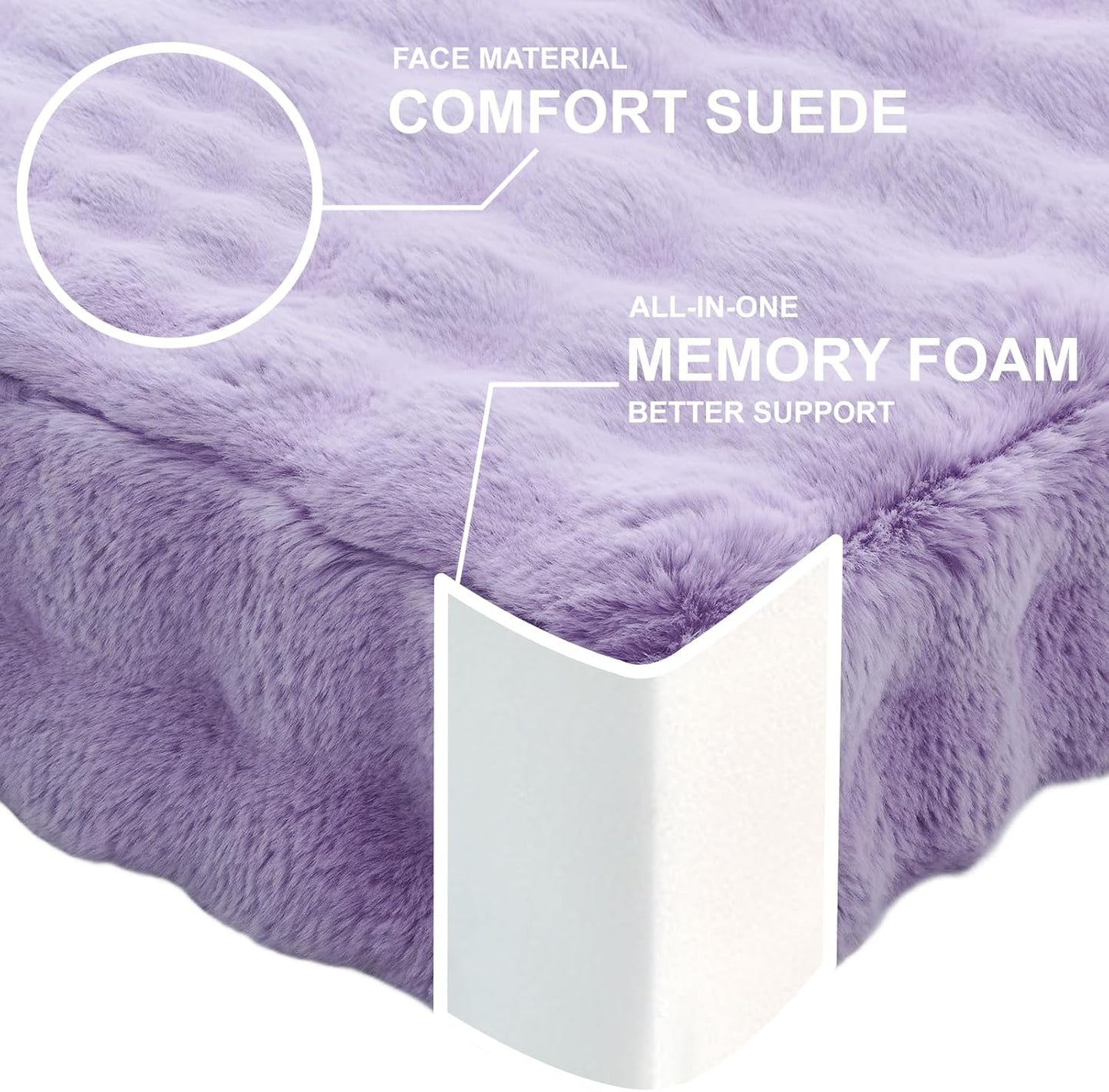 JKMAX 2 Pcs High Density Foam Floor Pillow - Upgraded Large Pillows Seating for Adults - Outdoor Floor Cushion with Soft Tufted Cover - Yoga Pillows for Sitting On Floor - 22 Inch Light Gray