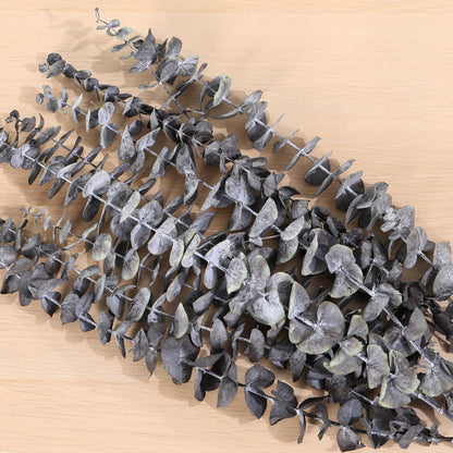 Tavkite 16 Pcs Dried Eucalyptus Stems, 17'' Natural Fresh Eucalyptus Leaves Branches Hanging for Shower, Preserved Real Plant Live Greenery for Home SPA Wall Bathroom Wedding Party Vase Decor