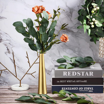 WILLBOND 30 Pieces Eucalyptus Stems Artificial Leaf Stem Faux Long Eucalyptus Artificial Greenery Leaves for Wedding, Office, Holiday, Home, Garden, Greens Decor