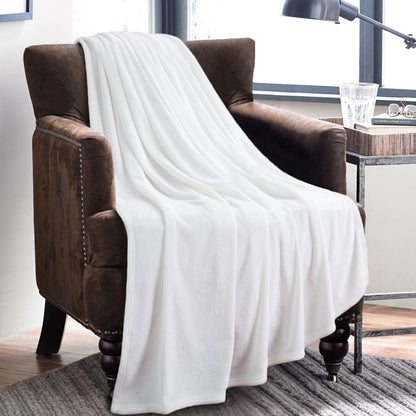 Bedsure GentleSoft Fleece Throw Blanket for Couch Grey - Lightweight Plush Fuzzy Cozy Soft Blankets and Throws for Sofa, Couch, Travel, Camping, 50x60 inches - Colors A