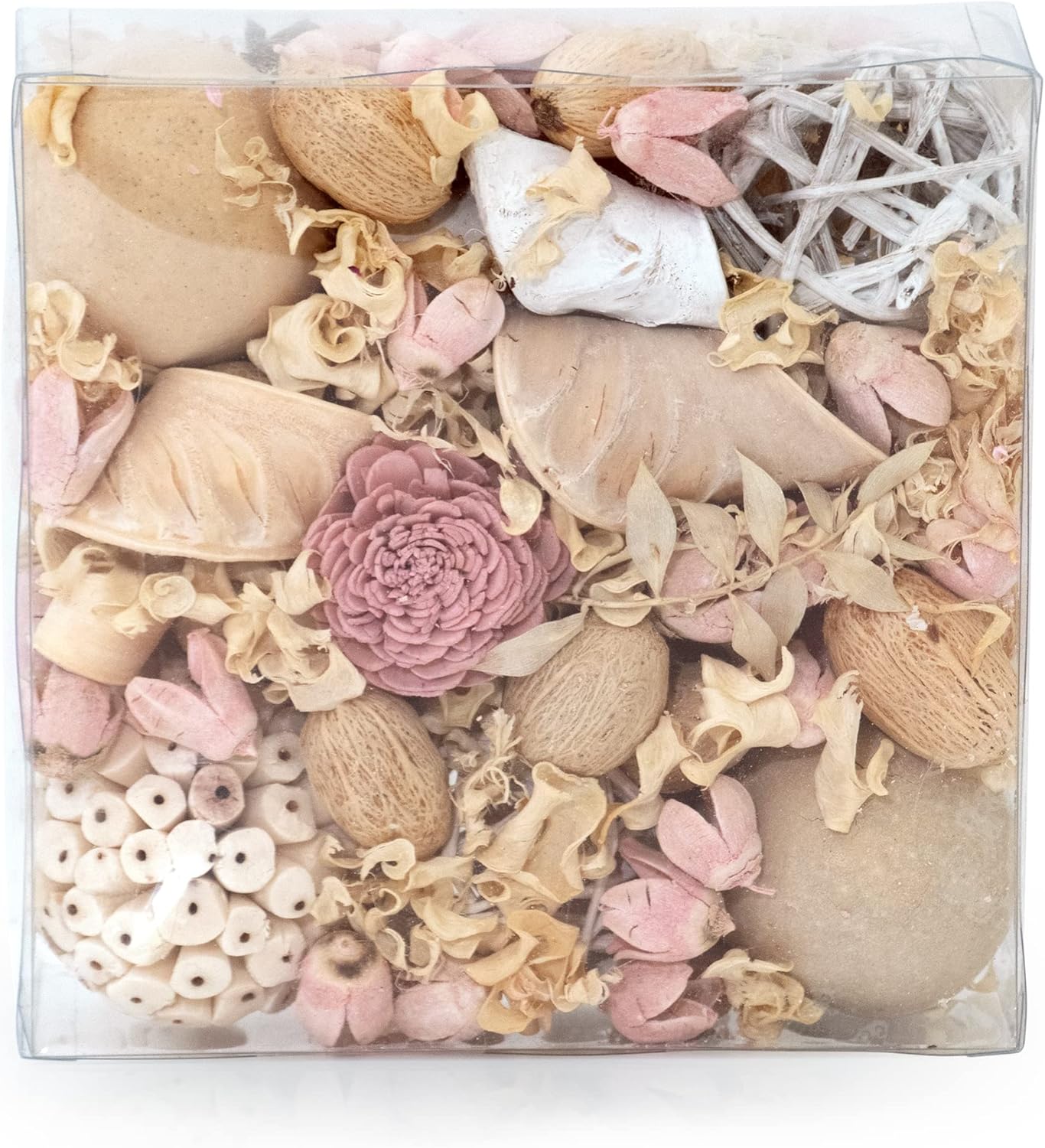 ANDALUCA Maison Box Fragrance Potpourri Decorative Vase & Bowl Filler Home Décor (Coconut Sandalwood)