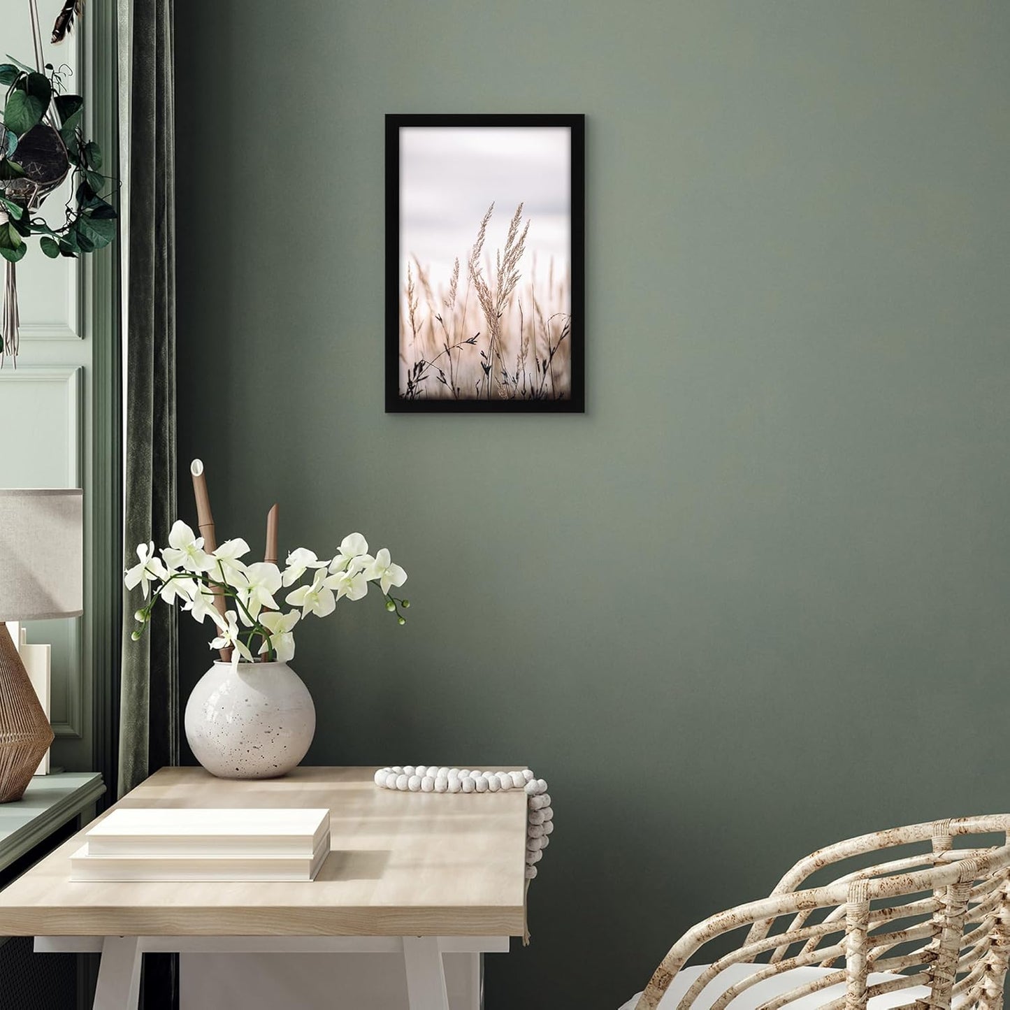 Americanflat 12x18 Poster Frame with Shatter-Resistant Glass - Signature Collection - Gallery-Style Frames Made of Engineered Wood - Photo Frame for Wall Display - Black - Colors B