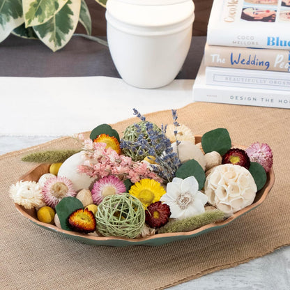 ANDALUCA Maison Box Fragrance Potpourri Decorative Vase & Bowl Filler Home Décor (Coconut Sandalwood)