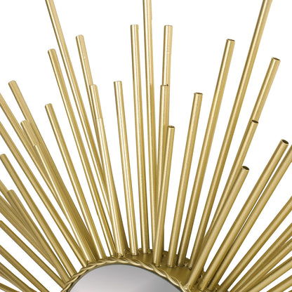 Henton Sunburst Wall Mirror - Gold