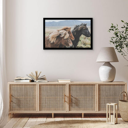 Americanflat 16x20 Picture Frame with Polished Plexiglass - Black Picture Frame - Wide Photo Frames Made of Engineered Wood for Vertical or Horizontal Wall Display - Epic Collection - Black - Colors C