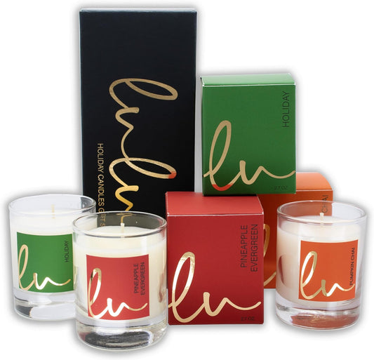 Lulu Candles | Jasmine, Oud & Sandalwood | Luxury Scented Soy Jar Candle | Hand Poured in The USA | Highly Scented & Long Lasting (9 Oz.)