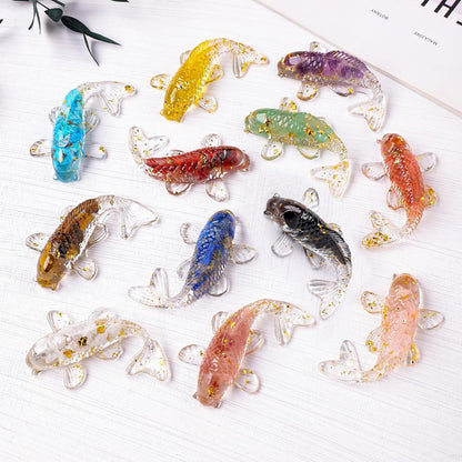10PCS Crystal Bird Figurines Resin Animal Statues Decorative Gravel Birds Decor Animal Figurines for Home Decor Unique Bird for Teens