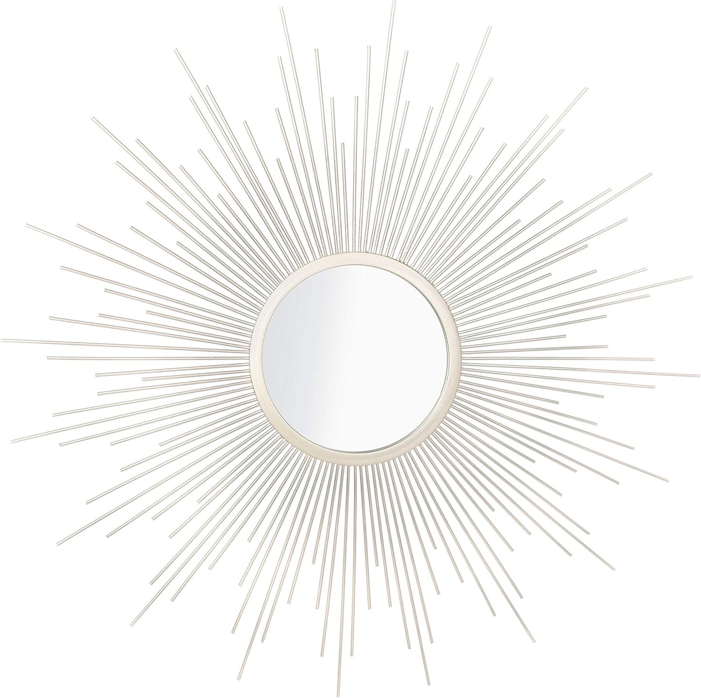 Safavieh Home Collection Alves 30-inch Champagne Sunburst Round Mirror