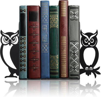 Geelin Peeping Cat Metal Bookends Set of 2 Cute Book Ends for Shelves Decorative Bookshelf Home Office Desk Bookshelf Decor Gift for Cat Lovers and Reading Enthusiasts
