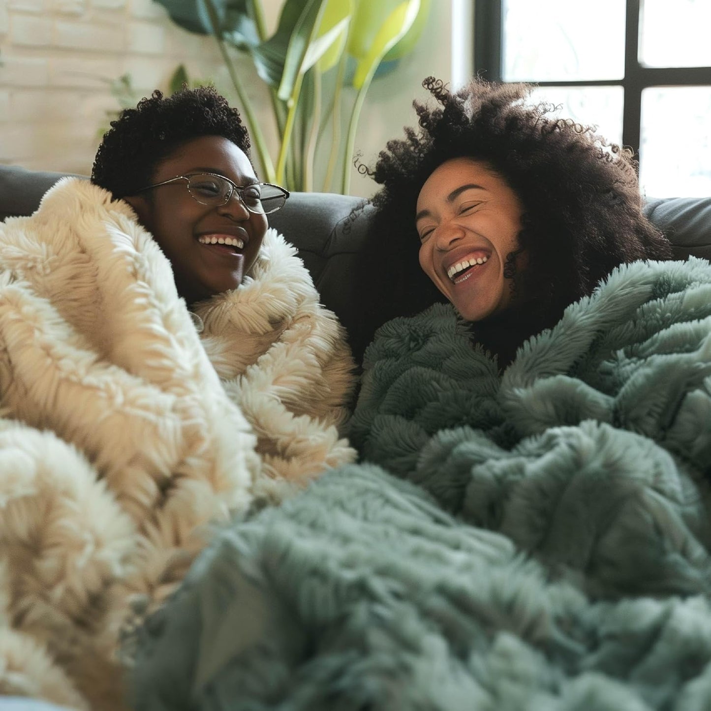 Bedsure GentleSoft Fluffy Fuzzy Faux Fur Throw Blanket for Couch, Soft Sherpa Fleece Cozy Gifts for Women, Plush Bed Blanket Room Decor for Men, Thick Warm Minky Teen Gifts Winter Bedding