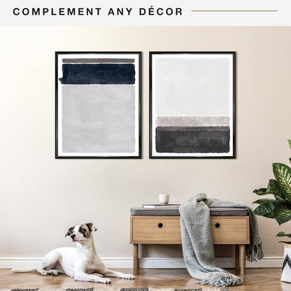 MCS Trendsetter 24x36 Poster Frame Black High-Gloss, Vertical & Horizontal Wall Hanging Large Picture Frame for Photos, Posters & Art Prints (1-Pack)