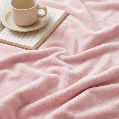 Bedsure GentleSoft Fleece Throw Blanket for Couch Grey - Lightweight Plush Fuzzy Cozy Soft Blankets and Throws for Sofa, Couch, Travel, Camping, 50x60 inches - Colors B
