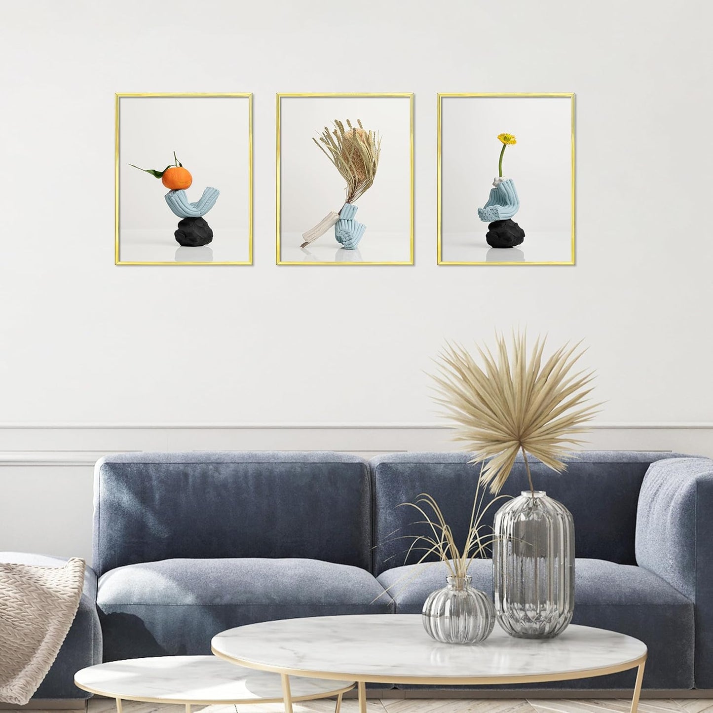 ELSKER&HOME 22.375 x 34 Poster Frame 3 Pack, Black Picture Frame for Horizontal or Vertical Wall Mounting, Sturdy and Scratch-proof