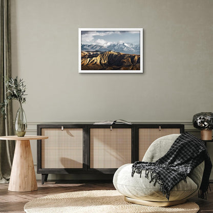 Americanflat 16x20 Picture Frame with Polished Plexiglass - Black Picture Frame - Wide Photo Frames Made of Engineered Wood for Vertical or Horizontal Wall Display - Epic Collection - Black - Colors C