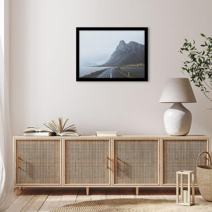 Americanflat 16x20 Picture Frame with Polished Plexiglass - Black Picture Frame - Wide Photo Frames Made of Engineered Wood for Vertical or Horizontal Wall Display - Epic Collection - Black - Colors A